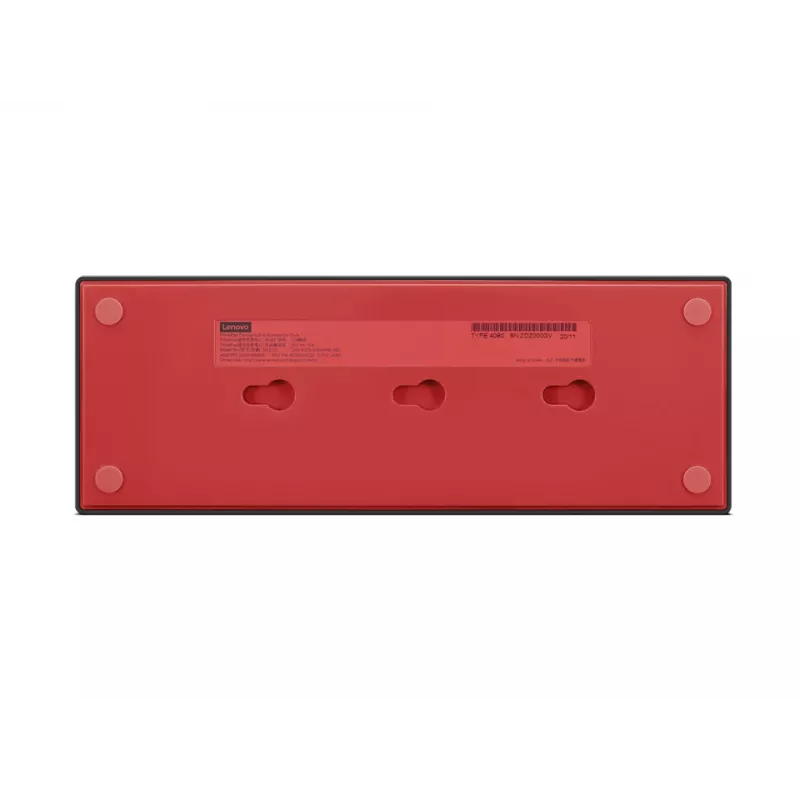 Docking station/replicador de portas para portátil Lenovo 40B00300IT com fios Thunderbolt 4 preto, vermelho