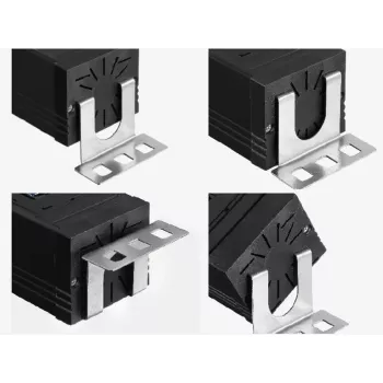 Extensão elétrica Bachmann CONNECT LINE 2 m 8 tomadas AC interior preto