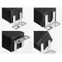 Extensão elétrica Bachmann CONNECT LINE 2 m 8 tomadas AC interior preto