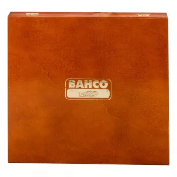 Conjunto de formões Bahco 424P-S8-EUR, 8 unid., 6-36 mm, em caixa de madeira