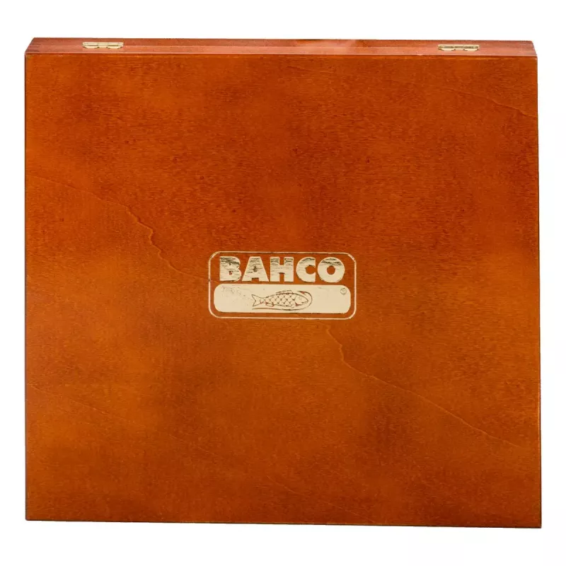 Bahco 424P-S8-EUR Conjunto de formões, 8 unid., 6-36 mm, em caixa de madeira