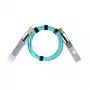 Cabo de fibra ótica InfiniBand BlueOptics 50 m QSFP cor aqua