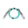 Cabo de fibra ótica InfiniBand BlueOptics 470-AABX-BO OSFP QSFP AOC 10 m aqua