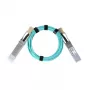 Cabo de fibra ótica InfiniBand BlueOptics 470-ABOC-BO QSFP28 AOC 30 m aqua