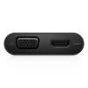 Hub USB-C DELL USB-C - HDMI / VGA / Ethernet / USB 3.0 preto