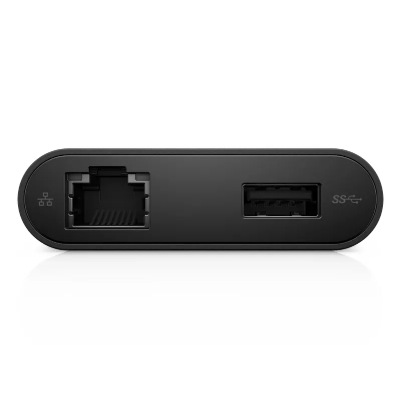 Hub USB-C DELL USB-C - HDMI / VGA / Ethernet / USB 3.0 preto