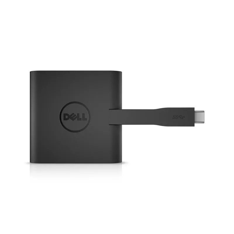 Hub USB-C DELL USB-C - HDMI / VGA / Ethernet / USB 3.0 preto