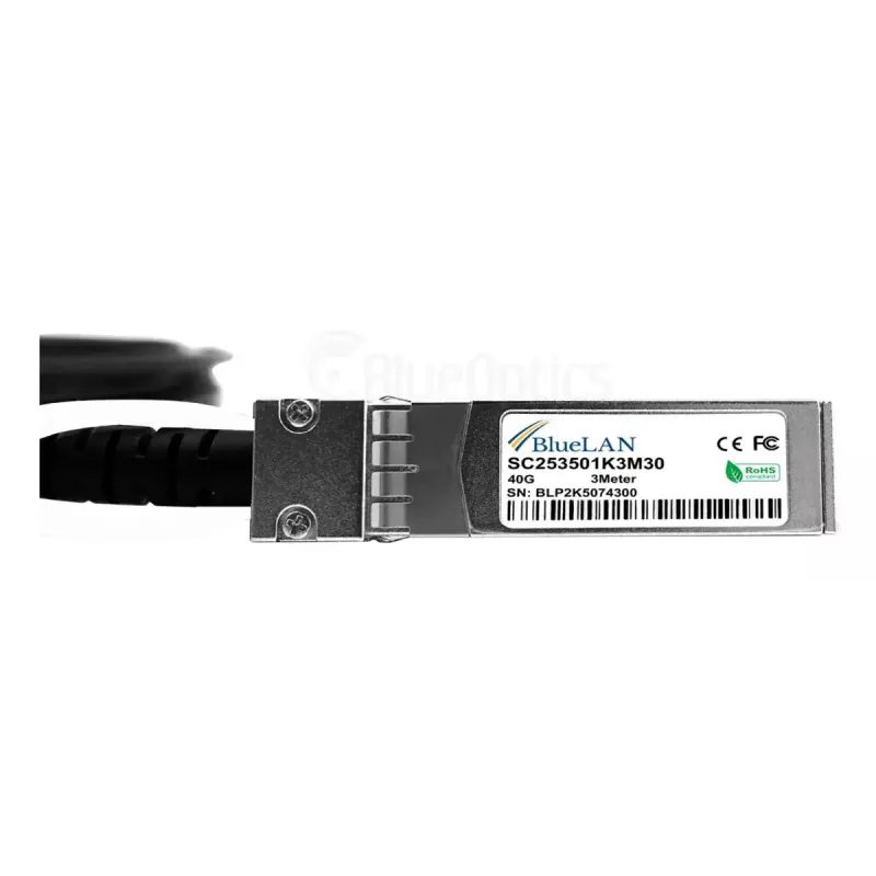 Cabo de fibra ótica InfiniBand BlueOptics 49Y7889-BL 5 m QSFP 4xSFP+