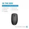 Rato sem fios HP 235 fino, ambidestro, ótico, RF Wireless, 1600 DPI, preto