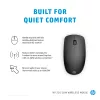 Rato sem fios HP 235 fino, ambidestro, ótico, RF Wireless, 1600 DPI, preto