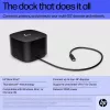 Estação de acoplamento HP Thunderbolt Dock 120W G4 com fios preta Thunderbolt 4