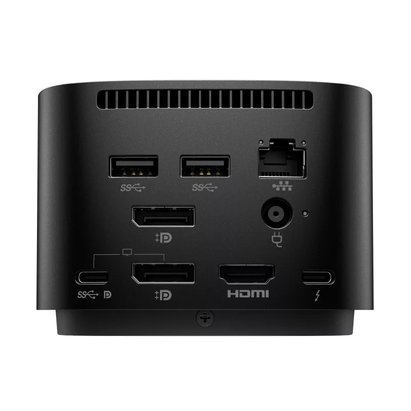 Estação de acoplamento HP Thunderbolt Dock 120W G4 com fios preta Thunderbolt 4