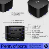 Estação de acoplamento HP Thunderbolt Dock 120W G4 com fios preta