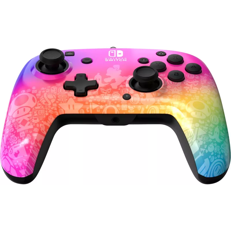 Comando com fio PDP REMATCH: Star Spectrum para Nintendo Switch, Nintendo Switch - modelo OLED