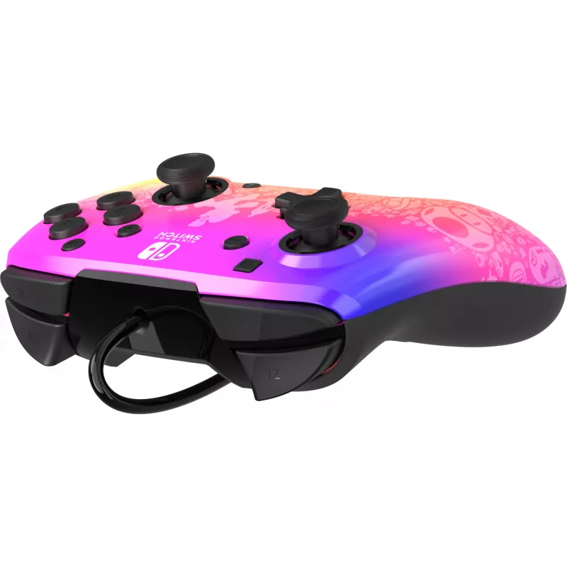 Comando com fio PDP REMATCH: Star Spectrum para Nintendo Switch, Nintendo Switch - modelo OLED