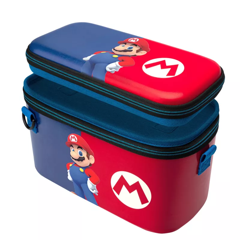 Estojo rígido PDP Overnight Power Pose Mario para Nintendo — multicolor