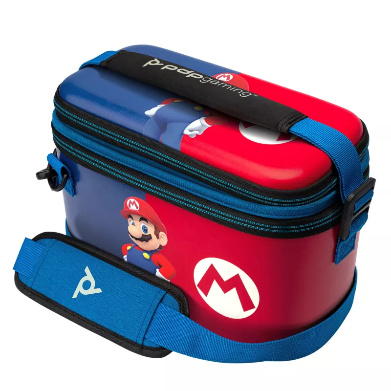 Estojo rígido PDP Overnight Power Pose Mario para Nintendo — multicolor