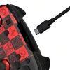 Gamepad PDP REMATCH GLOW preto, verde, vermelho, analógico/digital, Nintendo Switch, Nintendo Switch OLED