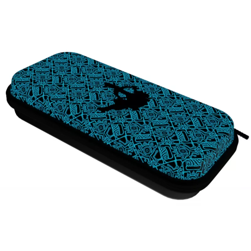 Mala de viagem PDP GLOW: Sheikah Shoot, para Nintendo Switch, Nintendo Switch Lite, Nintendo Switch – modelo OLED