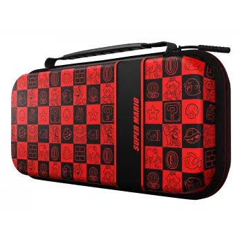 Mala de viagem PDP Travel Case Plus GLOW: Super Icon, para Nintendo Switch, Nintendo Switch Lite, Nintendo Switch – modelo OLED