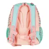 Mochila escolar Herlitz Rookie Sweet Jungle verde pêssego poliéster