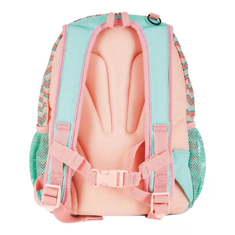Mochila escolar Herlitz Rookie Sweet Jungle verde pêssego poliéster