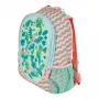 Mochila escolar Herlitz Rookie Sweet Jungle verde pêssego poliéster