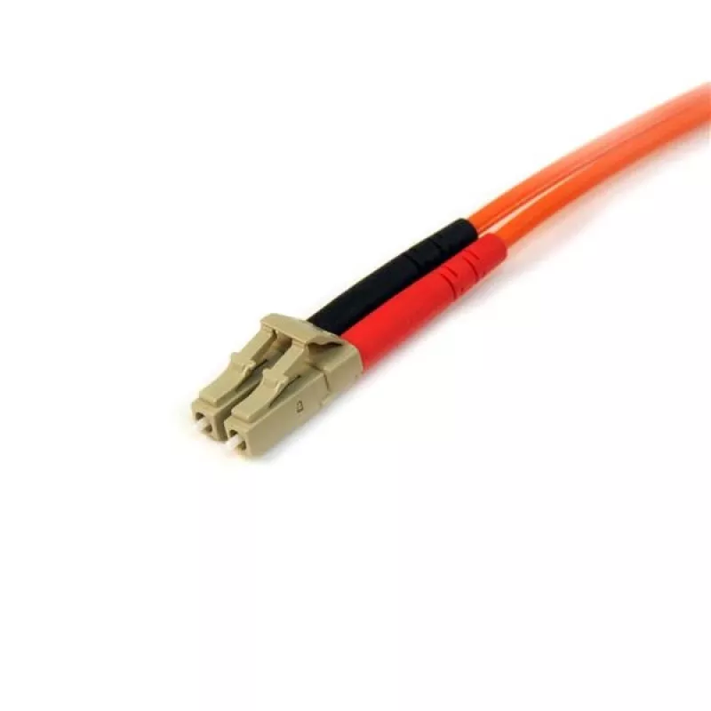 Cabo de fibra ótica StarTech.com 10m - multimodo duplex 50/125 - LSZH cabo de ligação de fibra ótica - LC/LC