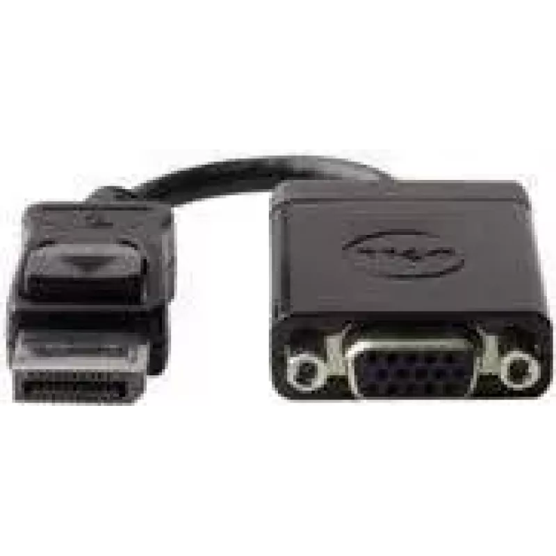 Adaptador DisplayPort para VGA Dell 52MJC – suporta resoluções até 1920x1200