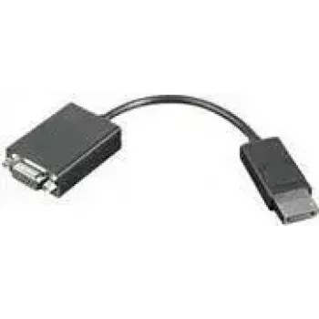 Adaptador DisplayPort para VGA Lenovo 57Y4140, suporta resoluções até 1920x1200