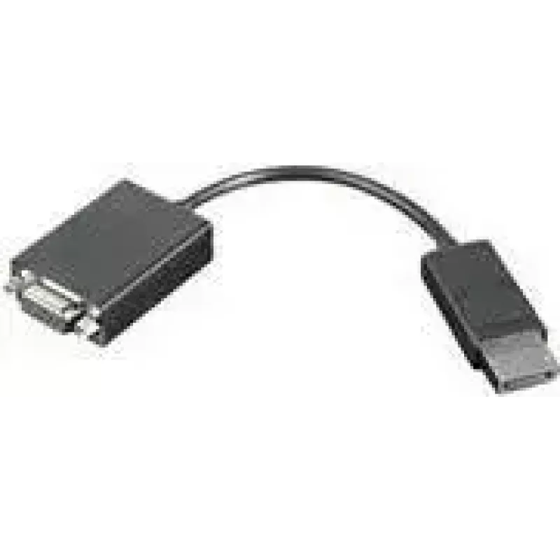 Adaptador DisplayPort para VGA Lenovo 57Y4140, suporta resoluções até 1920x1200