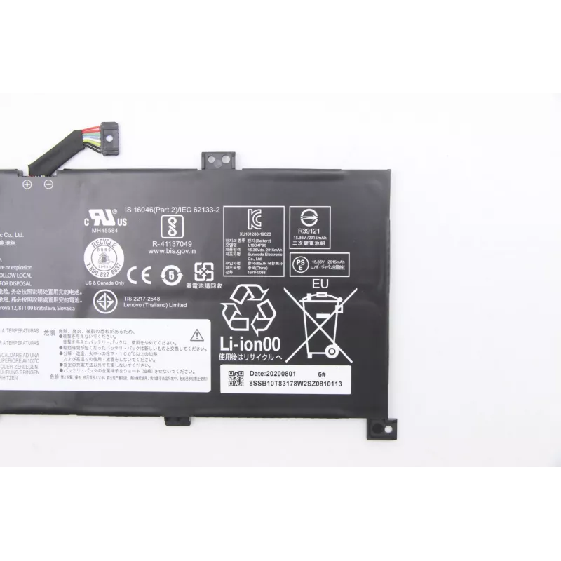 Bateria interna de iões de lítio para portátil Lenovo 46 Wh modelo 5B10W13935