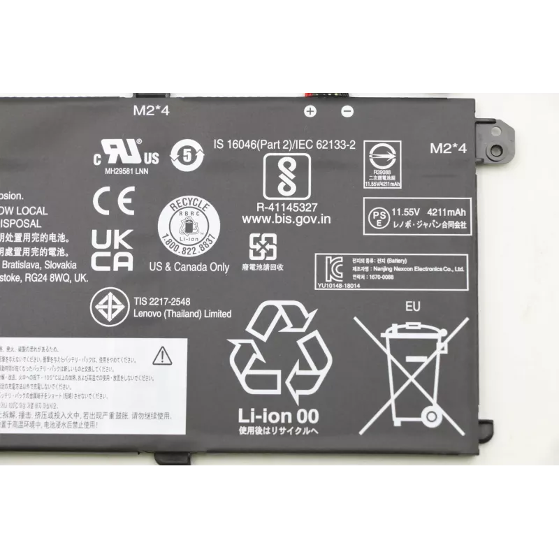 Bateria Lenovo 50Wh 3 células iões de lítio 5B10W51826 para portáteis Lenovo compatíveis