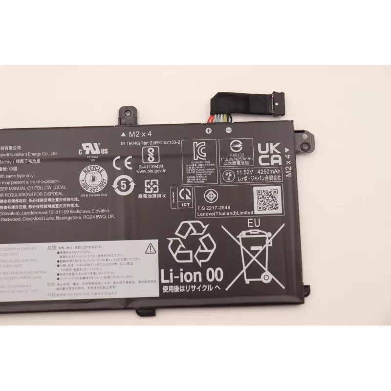 Bateria interna de iões de lítio para portátil Lenovo 50Wh 5B10W51830