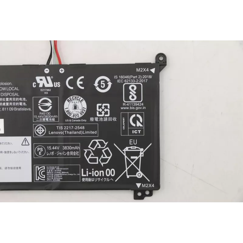 Bateria Lenovo FRU TP1415 CP/A L19C4PDB 15,44V 60Wh 4 células para portátil