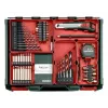 Metabo BS 18 Set 602207710 berbequim aparafusador sem fios, 18 V, 2 baterias Li-Ion de 2,0 Ah, mala + 74 acessórios, verde/preto