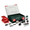 Metabo BS 18 Set 602207710 berbequim aparafusador sem fios, 18 V, 2 baterias Li-Ion de 2,0 Ah, mala + 74 acessórios, verde/preto