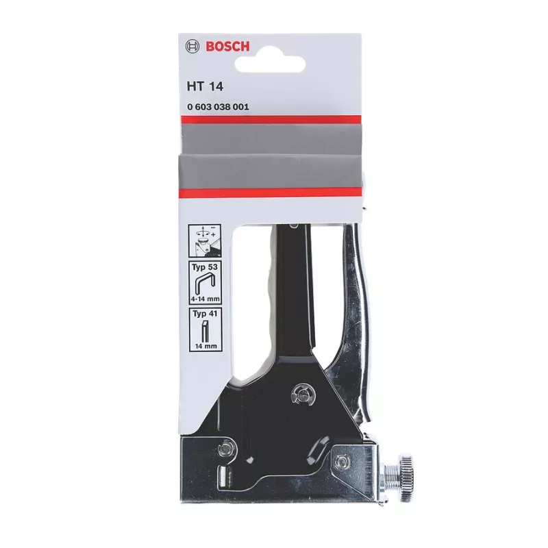 Agrafador manual Bosch 0 603 038 001 preto, aço inoxidável