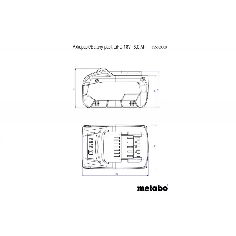 Carregador Metabo 625549000 Universal AC
