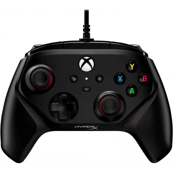 Comando de jogos HyperX 6L366AA preto USB com fios para PC Xbox One Series S X