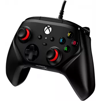 Comando de jogos HyperX 6L366AA preto USB com fios para PC Xbox One Series S X
