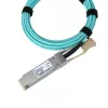 Cabo de fibra ótica InfiniBand BlueOptics 7 m QSFP28 turquesa