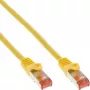 Cabo de patch InLine S/FTP PiMF Cat.6 250MHz PVC CCA amarelo 0,5 m
