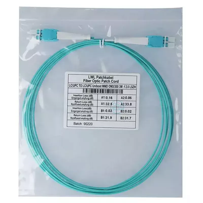 Cabo de fibra ótica BlueOptics 5 m LC OM3