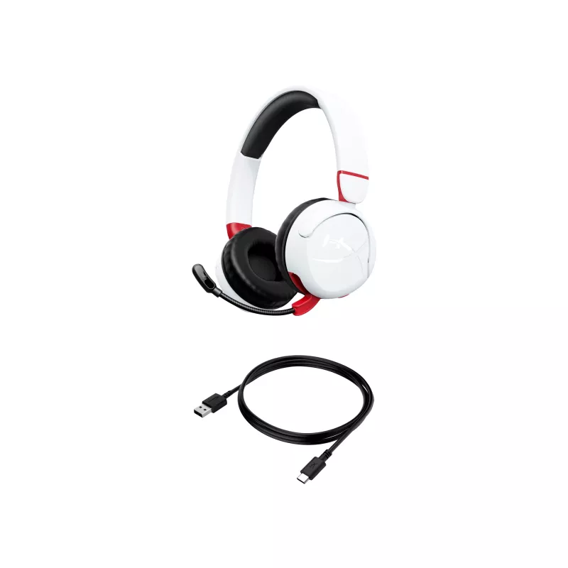 HyperX Cloud Mini - headset gaming sem fios (branco)
