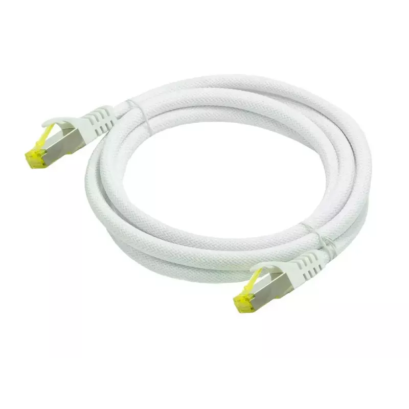 Cabo de rede Python 8070PY-075W RJ-45 Cat7 7,5 m branco