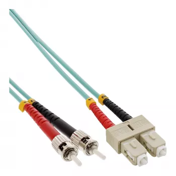 Cabo de fibra ótica duplex InLine SC/ST 50/125µm OM3 1 m