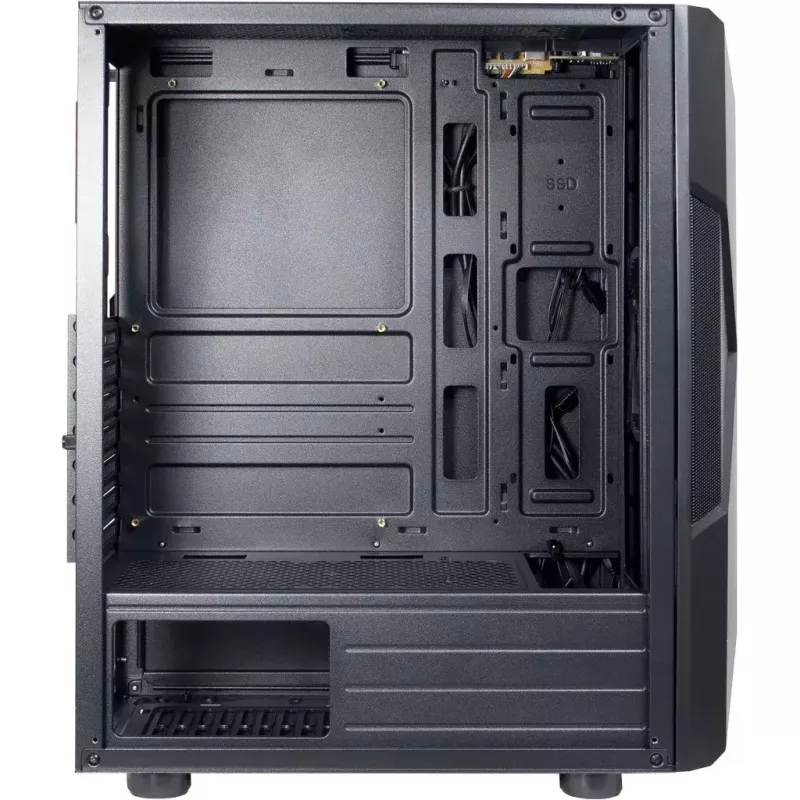 Caixa de PC Inter-Tech IT-3306 CAVY Torre preta