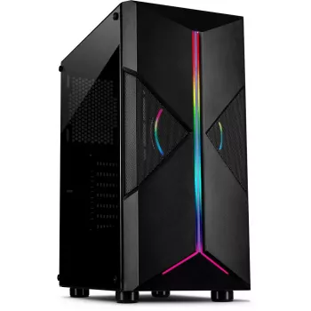 Caixa de PC Inter-Tech IT-3306 CAVY Torre preta