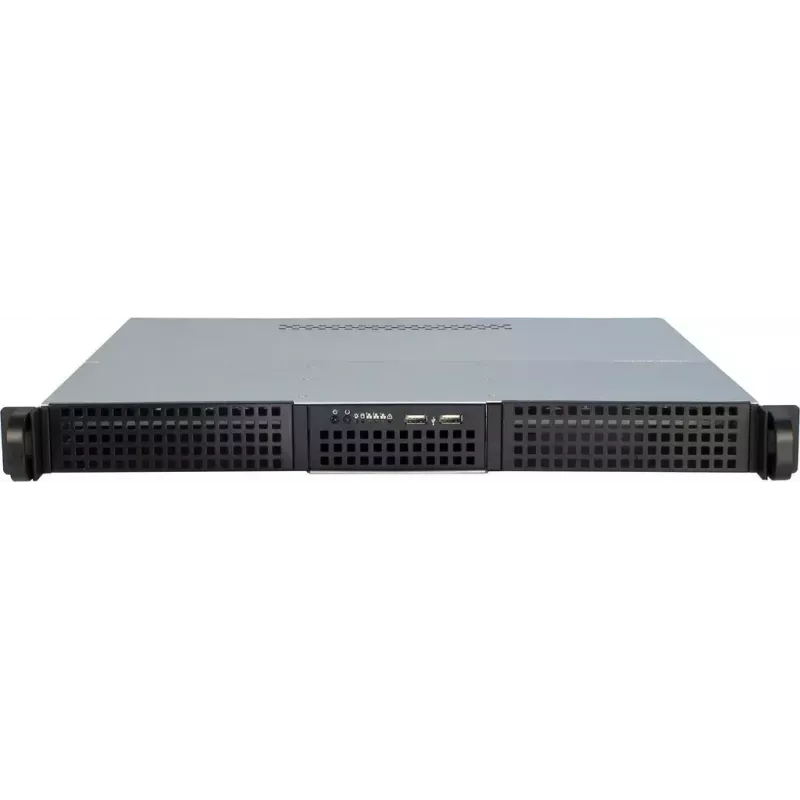 Caixa de servidor Inter-Tech 1U-10240 Rack preta